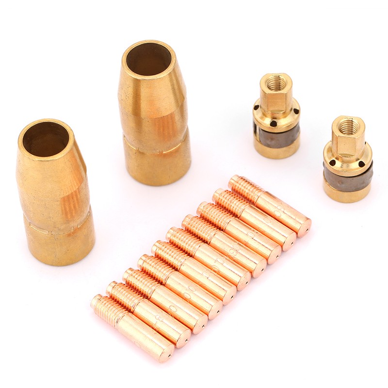 14Pcs Set Welding Set Nozzle Contact Tip Mig Parts Fit