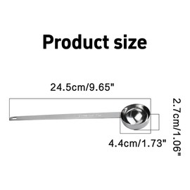 LVYKING 2 Pcs 2 Tablespoon (30ml) Coffee Scoop, Stainless Steel Coffee Spoon with Long Handle, Measuring Spoon for Coffee, Milk Powder