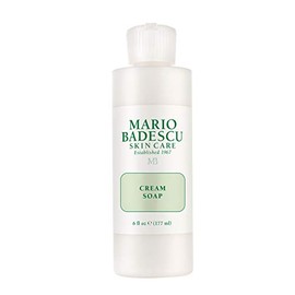 Mario Badescu Jabón en crema - Limpiador facial suave sin aceite y sin fragancia para mujeres y hombres - Acondiciona y limpia para una piel suave y  