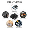 PATIKIL 3.5MM Vinyl Rubber End Caps, 150 Pack Flexible Bolt