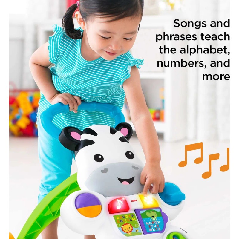 Juguete Didáctico Fisher-price Aprende Conmigo Zebra Walker