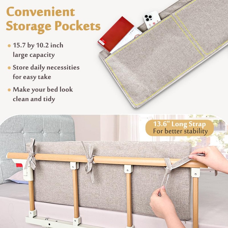 Mybow Bed Rail Cushion, Hospital Bedside Rail Pads, Medical Foam