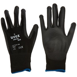 Uvex 60248 9 Unipur 6639 Safety Glove, Size: 9, Black