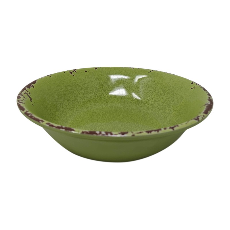 Gianna's Home 12 Piece Rustic Farmhouse Melamine Dinnerware Set, Service