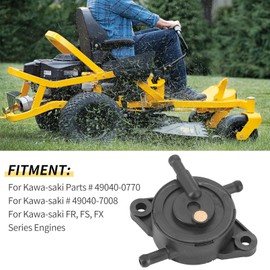 Dokili Fuel Pump 49040-7008 49040-0770 MIU12470 for Kawasaki FS FR FX Series Engines FR541V FR600V FR651V FR691V FR730V FS481V FS541V FS600V FS651V FS691V 647A 667A 652B 636M 648M 652M 648R Z119