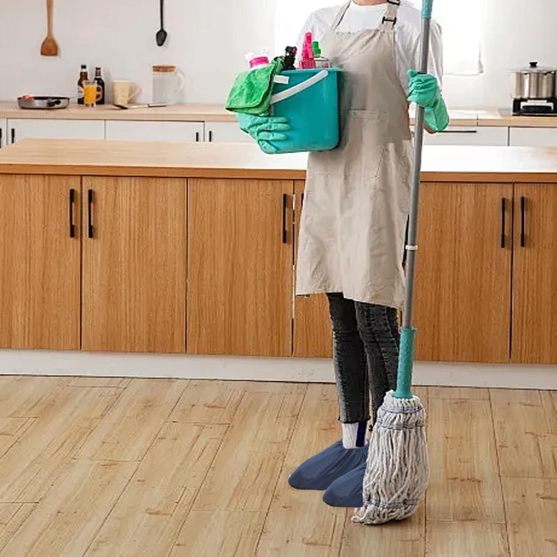 GIEEU 4 Pairs Reusable Non-Slip Overshoes Cover, Comfortable and Breathable