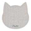 Custom Linen Cat PetFlat | Grey - Premium Vinyl Mat