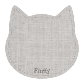 Custom Linen Cat PetFlat | Grey - Premium Vinyl Mat