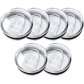 HeyMoly Extra Lids for 20 OZ Skinny Tumblers 6 Packs, 20oz Stainless Steel Skinny Tumbler Replacement Lids 6 Packs