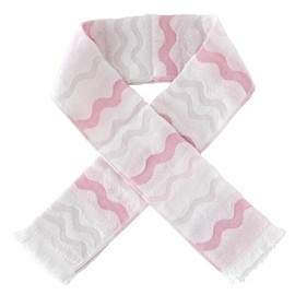 ECO de 094991-0006-01 Long Towel, Cool, Cool Touch, 0006 (Pink), Women's, Approx. 3.1 x 35.4 inches (8 x 90 cm)