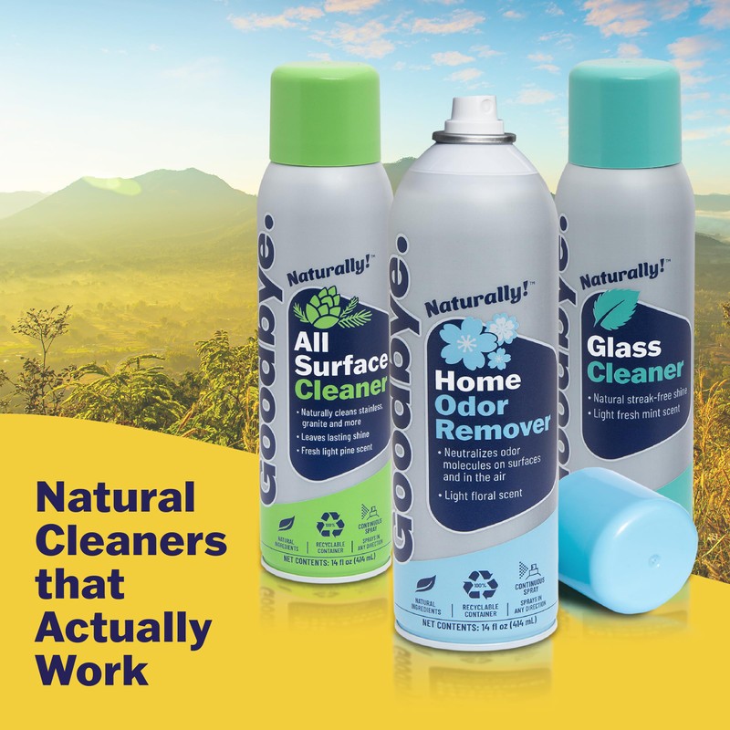 Goodbye Naturally Home Odor Remover, Odor Neutralizer Spray, 14 oz