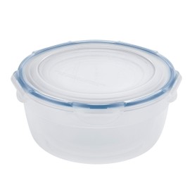 LocknLock Easy Essentials Food Storage lids/Airtight containers/Stackable, BPA Free, 6 Piece, Clear
