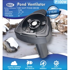 Anjon Manufacturing P100W - 100-Watt Pond Ventilator and Deicer