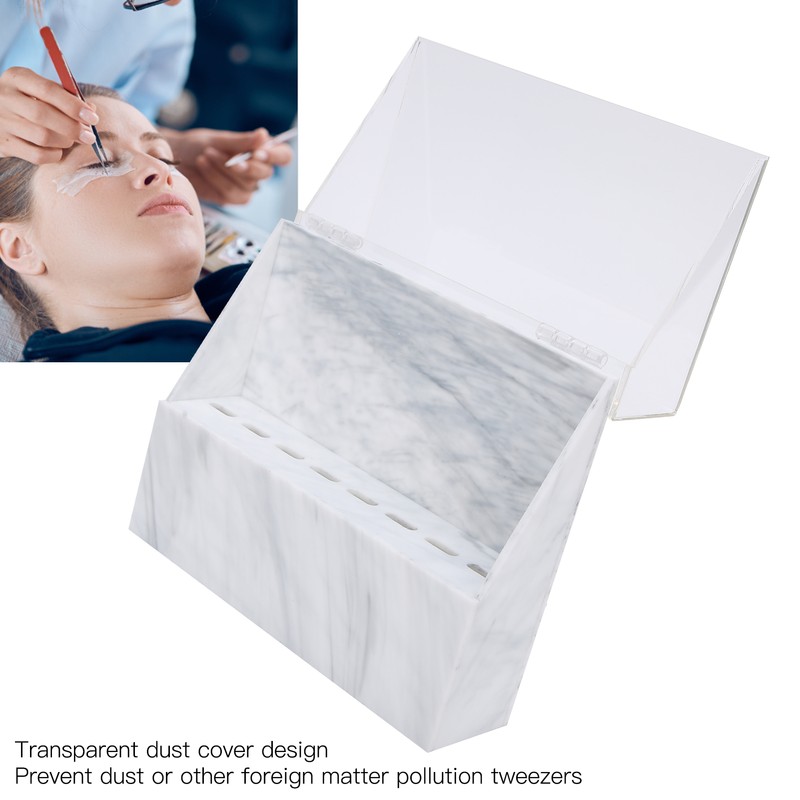 Eyelashes Extension 8 Holes Acrylic Tweezers Holder Tweezer Display Stand