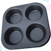 Yardwe Muffin Pan 4 Cup, 1PC Air Fryer Small Oven
