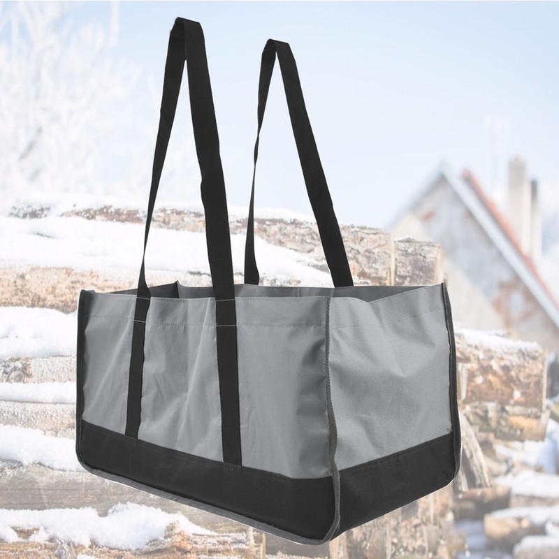 Large Capacity Firewood Wood Carrying Bag Outdoor Log Carrier Holder