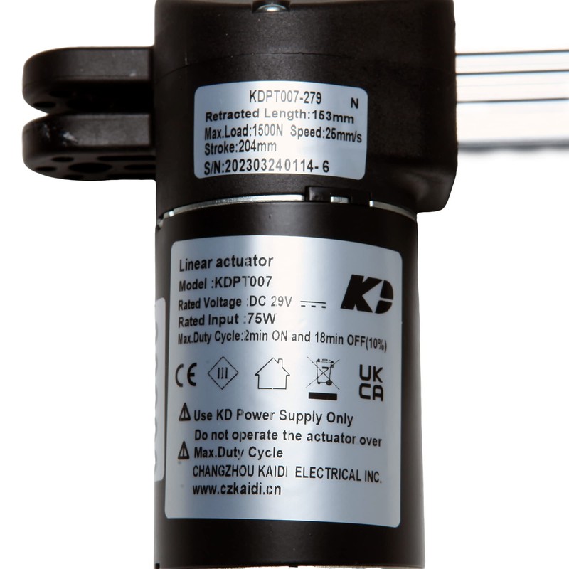 Fruhdi Power Recliner Kaidi Motor Model KDPT007-279 Actuator Kit Replacement