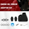 PQY LS Engine Oil Cooler Adapter Kit 10AN Oil Inlet