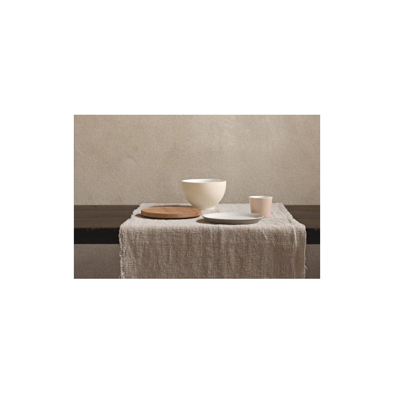 Alessi Tonale Stoneware Beaker, Light Grey - Set of 4