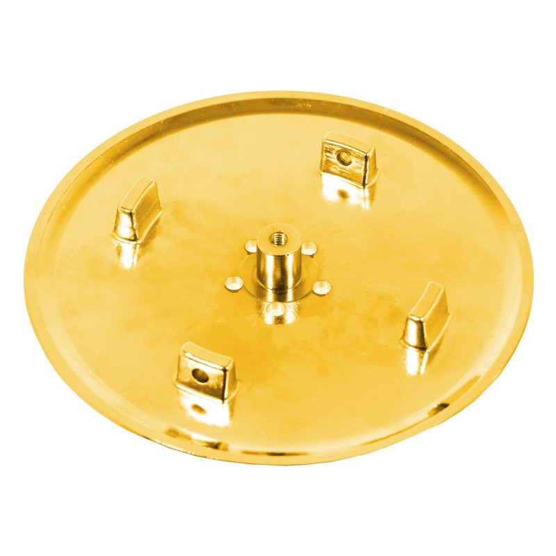SPARES2GO 110mm Luxury Plug Cover for Shower Trap with 90mm