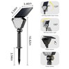 T-SUN Solar Lights Outdoor Waterproof IP65, 6Pack LED Solar Spot