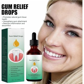 Gum Repair Regrowth Drops,Gum Treatment Drops,Gum Regrowth Drops,Gum Treatment Drops,Gum Therapy Drops,Gum Regrowth for Receding Gums Drops,Gum Disease Treatment for Gum Health 2PCS