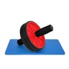 OcioDual AB Wheel Abdominal Trainer Back Trainer Abdominal Roller Red