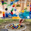 POPLAY 60PCS Glass Marbles Set, for Marble Board Game Chinese