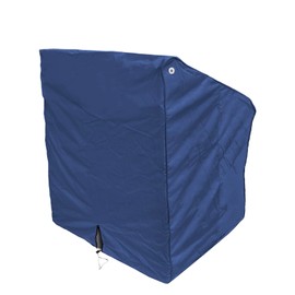 SavvyCraft Waterproof Boat Center Console Cover, Heavy Duty 600D Marine Grade Polyester Helm Cover for Center Console Boat, Large Size Fits up to 46" W X 40" D X 45" H Navy Color