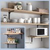 OEEKOI Shelf Brackets, L-Shaped, Set of 6, Wall Mounting, Shelf