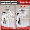 (6 Pack) TunaMax White Fire Sprinkler Head Cage Guard for