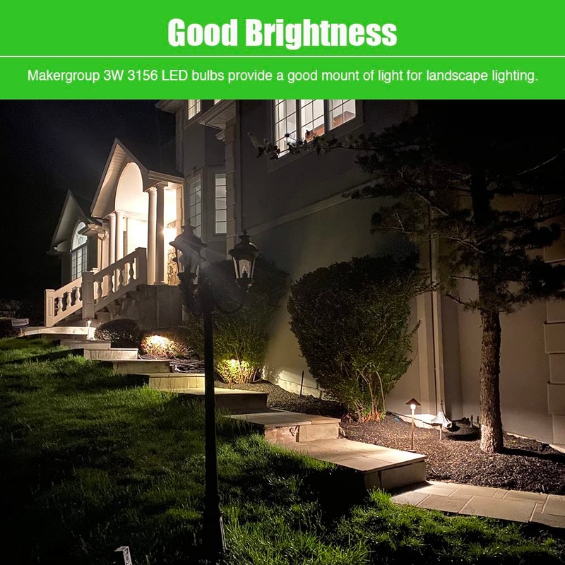 S8 3156 Wedge Base LED Light Bulb 12V Low Voltage