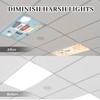 ROCEEI Pack of 4 Fluorescent Light Covers for Ceiling Lights,