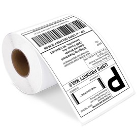 JollyTirp 4''X6'' Shipping Labels Direct Thermal Printer Permanent Adhesive Postage Address Labels, Compatible for JADENS, iDPRT SP410, POLONO, ASprink and More Thermal Printers, 220Labels/1Rolls