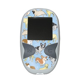 MightySkins Glossy Glitter Skin Compatible with Care Touch Glucose Meter - Puppy Party | Protective, Durable High-Gloss Glitter Finish | Easy to Apply | Made in The USA