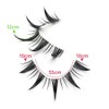 7 Pairs Cartoon Eyelashes and Clear Bands, Japanese Anime Cosplay
