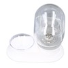 Pet Water Dispenser Food Feeder Cat Automatic Drinking Snail Shape
