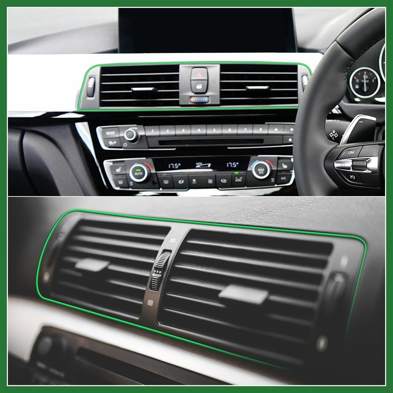 Motoforti Car Trim Strip Line Door Edge Seal Protector Green