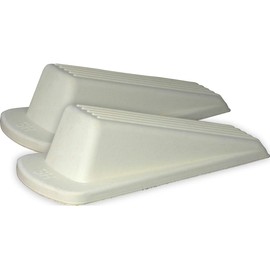 Shepherd Hardware 8935E Door Wedge, 2-Pack, Almond