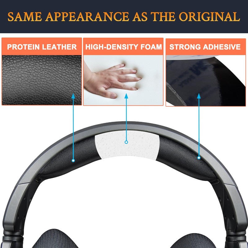 SOULWIT Headband Pad Cushion Cover for Turtle Beach Stealth 600