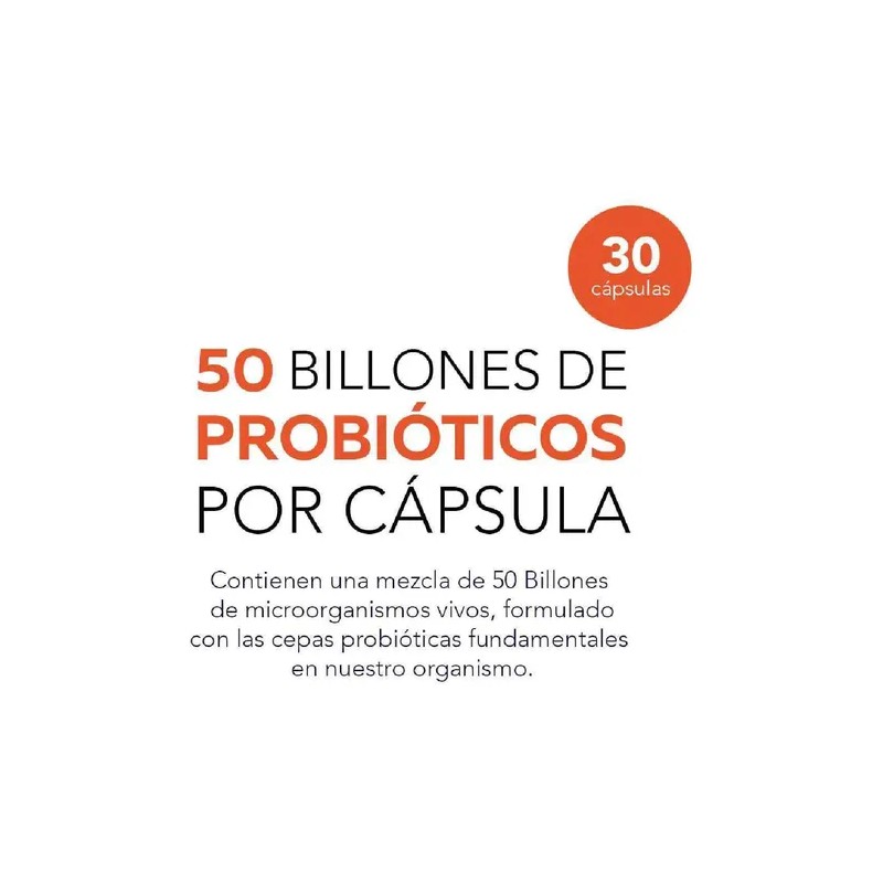 Probiotix | 50 Billones De Probióticos | 2 Cepas |