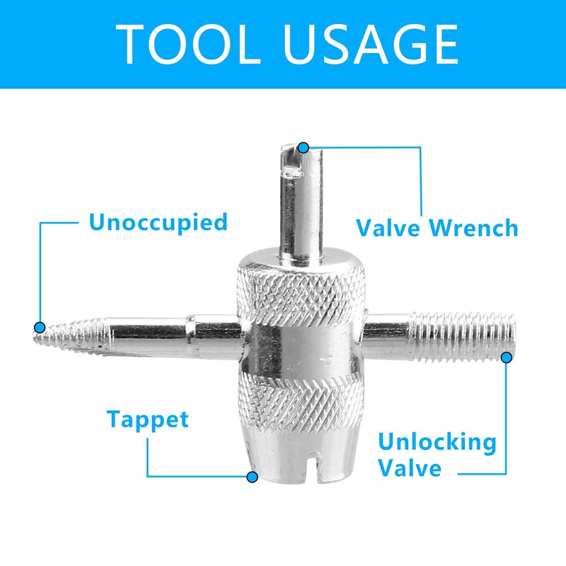 Siliget Valve Core Remover Tool, Tyre Valve Removal Tool 4