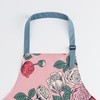 PUBMIND Floral Apron for Women with Pockets, Adjustable Chef Aprons
