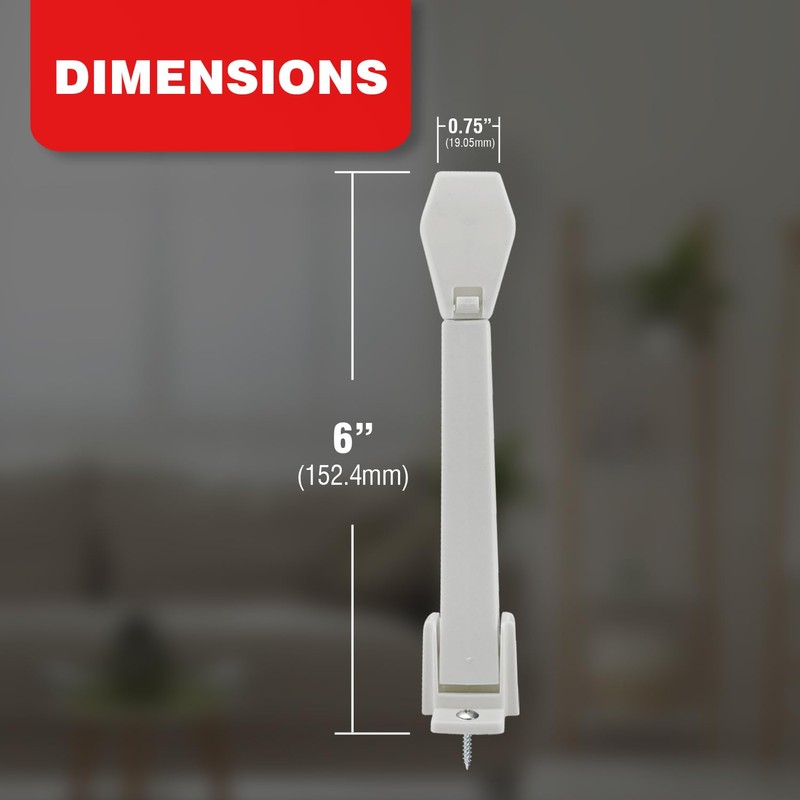 Amazing Drapery Hardware Spring Loaded Cord Tensioner for Cord Loops