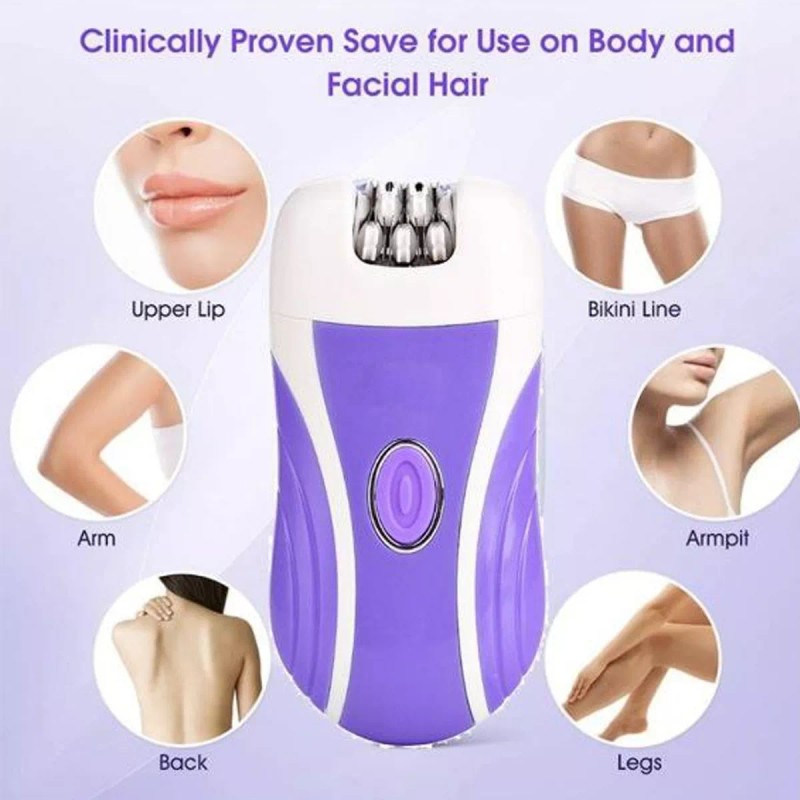Lecute 3 En 1 Depiladora Rasuradora Recargable Usb Pulidor Portatil
