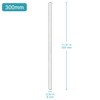 stonylab Glass Stirring Rods, 300 mm Long Borosilicate Glass Rods