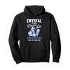 Crystals Because Roses Die Rockhounding Rockhounds Pullover Hoodie