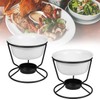 2 Pieces Butter Warmers for Seafood,Ceramic Butter Warmers for Chocolate