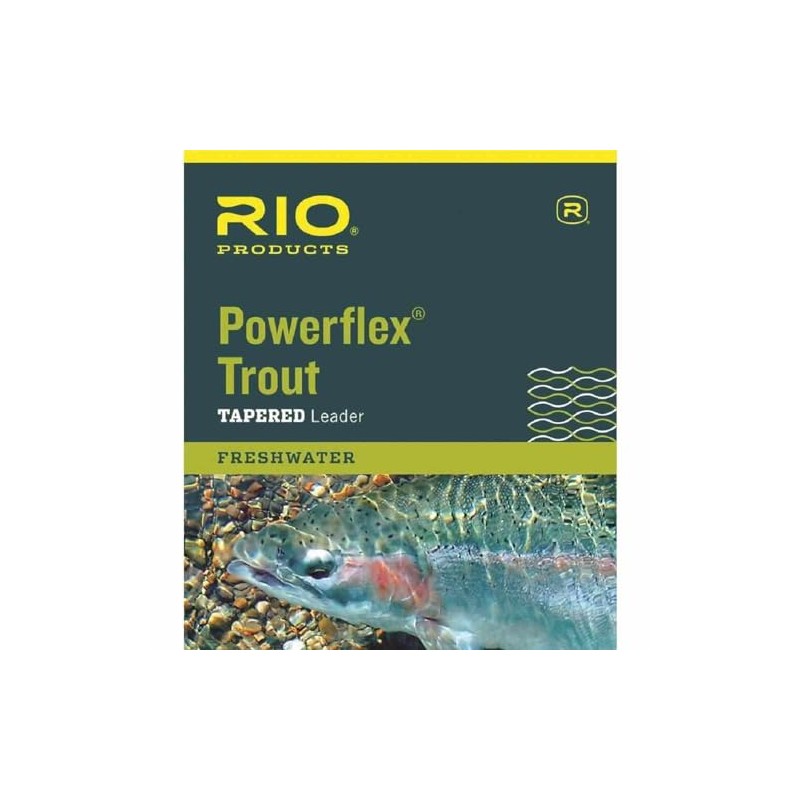 Rio: Powerflex Trout Leaders, 3 Pk, 9ft 5X