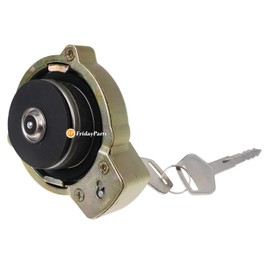 FridayParts Hydraulic Oil Tank Cap With 2 Keys 17A-60-11310 17A6011310 Compatible for Komatsu PC200-6 PC210-6 PC220-6 PC240-6 PC200-8 PC400-8 PC800-8 Excavator Replacement